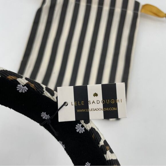 ~Lele Sadoughi Women’s Animal Print Headband w/Pouch NWT - Picture 6 of 7